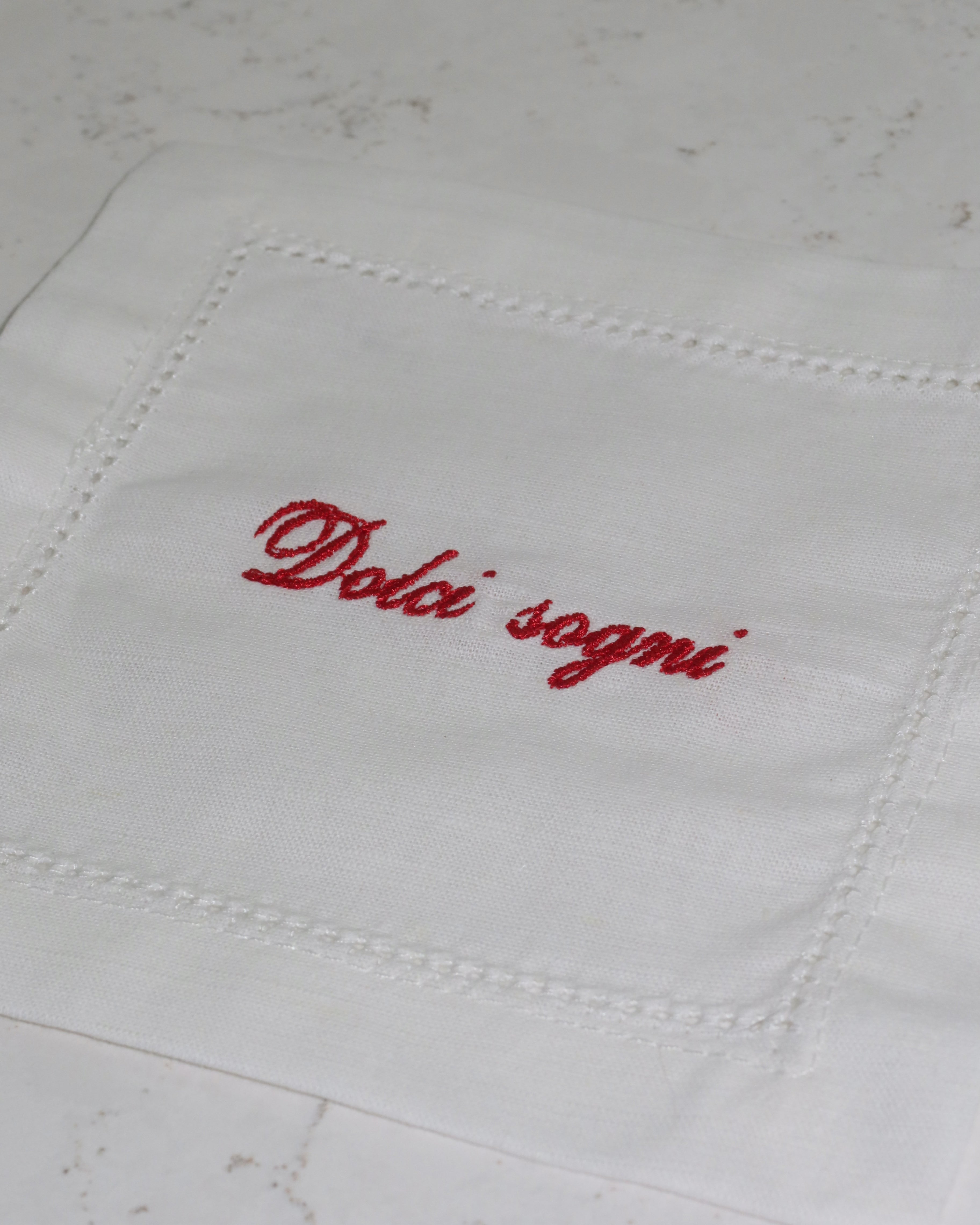 100% Linen Cocktail Napkin Coasters - Set of 4