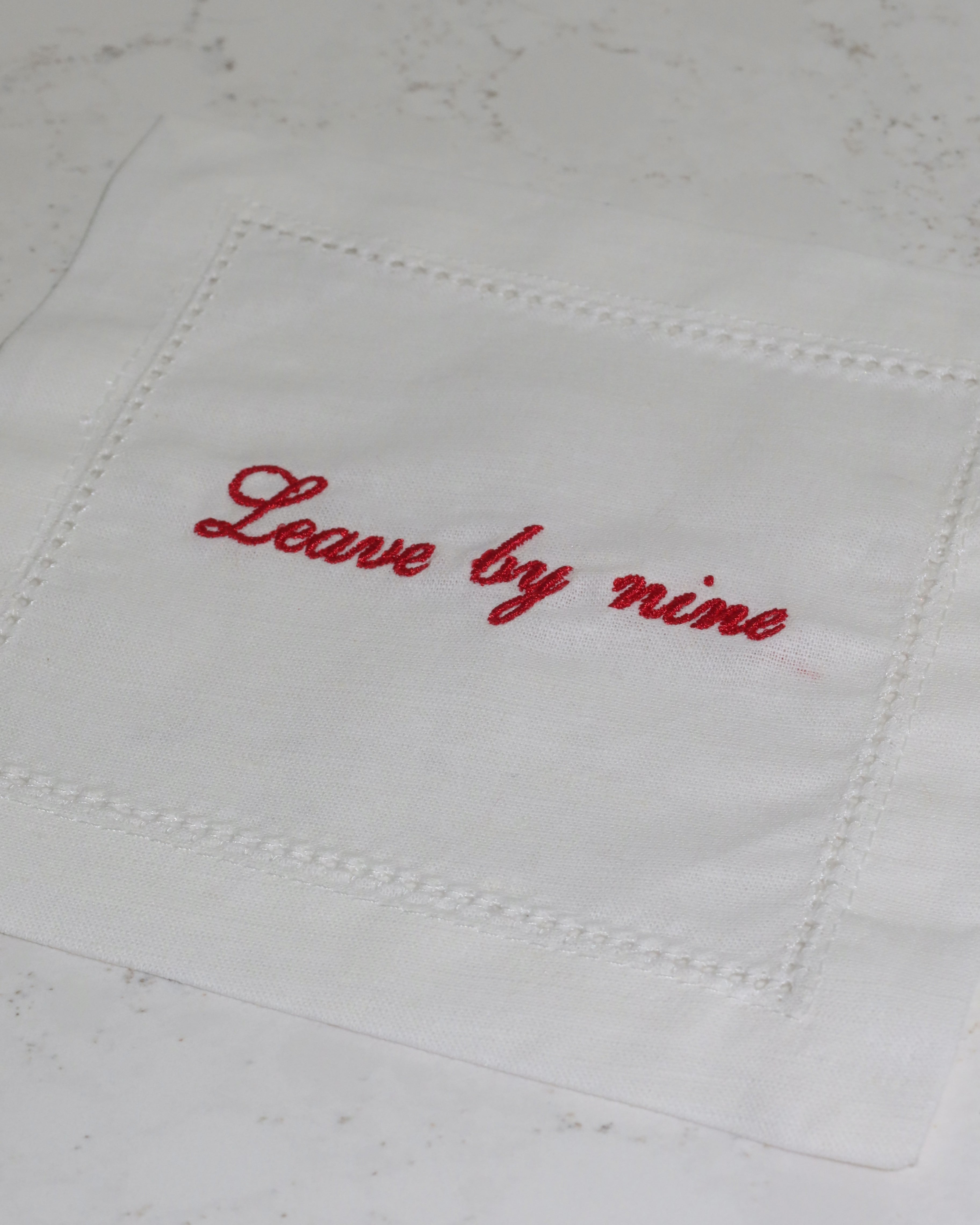 100% Linen Cocktail Napkin Coasters - Set of 4