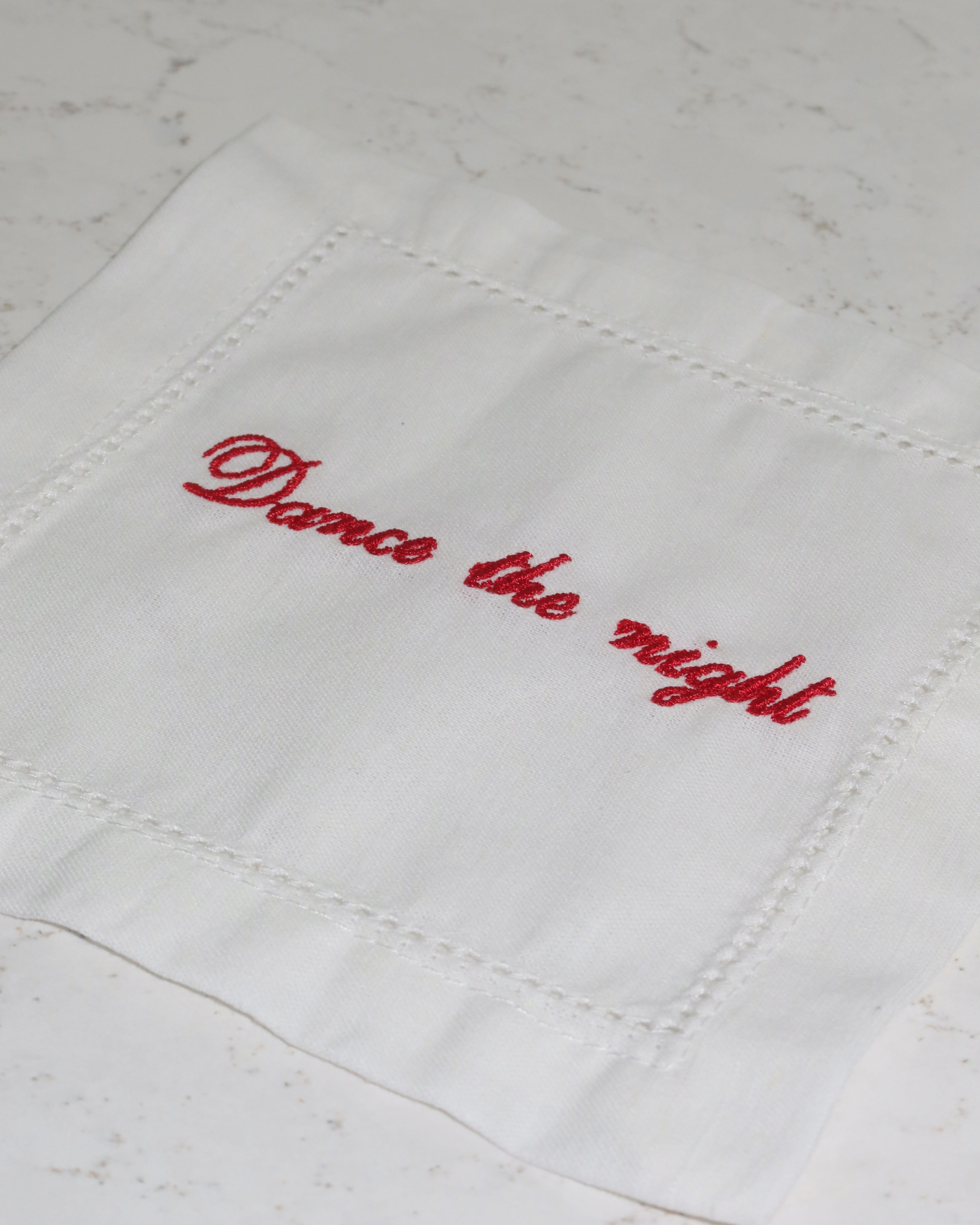 100% Linen Cocktail Napkin Coasters - Set of 4