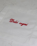 100% Linen Cocktail Napkin Coasters - Set of 4