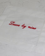 100% Linen Cocktail Napkin Coasters - Set of 4