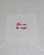 100% Linen Cocktail Napkin Coasters - Set of 4